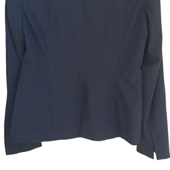 Guess Collection Blazer Boyfriend Single Breasted Boxy Button Career Black L - Picture 7 of 8